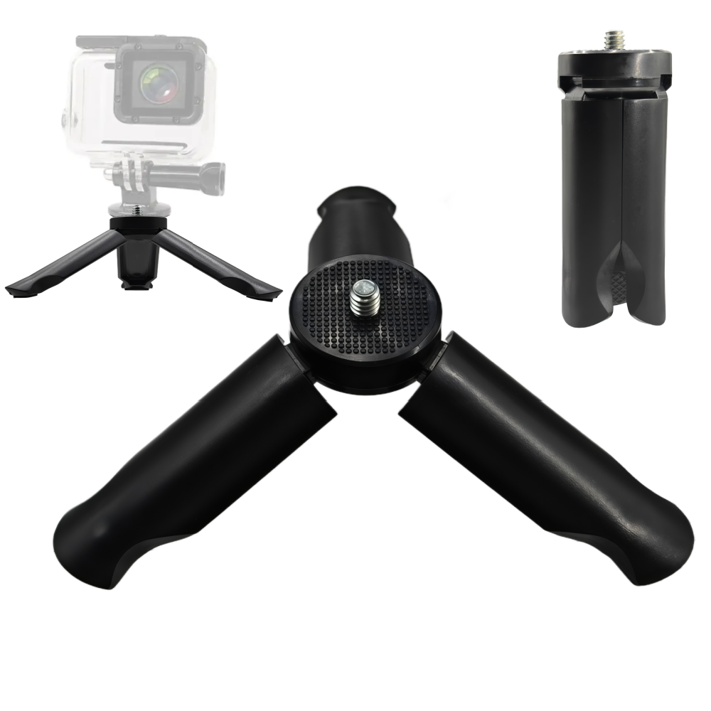 Photography Video Lighting Kit With Adjustable Tripod Stand - حامل ثلاثي القوائم صغير مع برغي