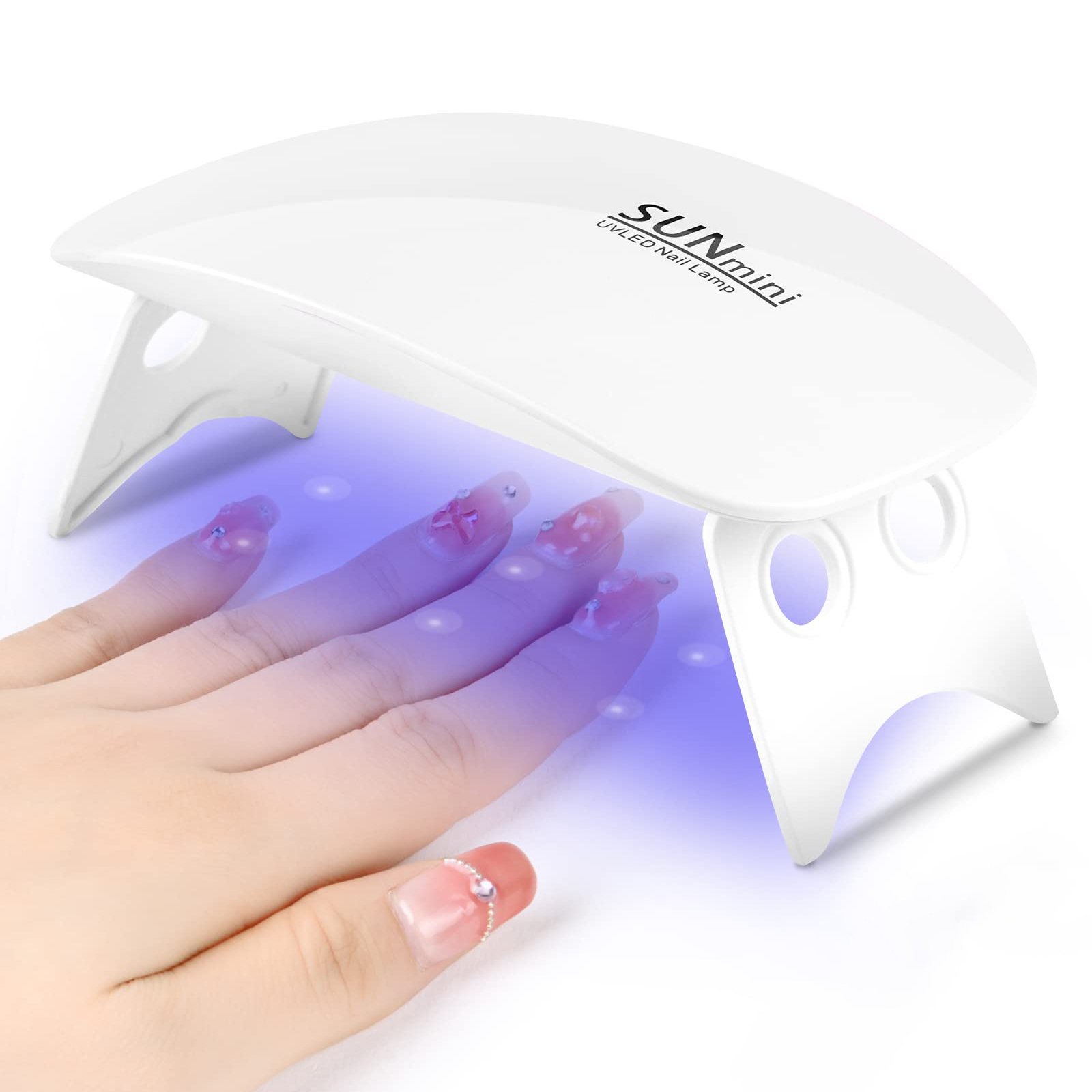 Photography Lighting Gels - مصباح أظافر محمول بـ 6 مصابيح