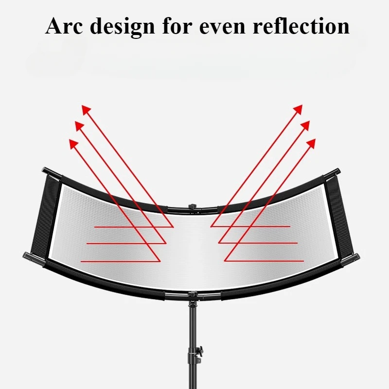 Photography Types Of Lighting - 4-Color القماش U-نوع عاكس للطي التصوير