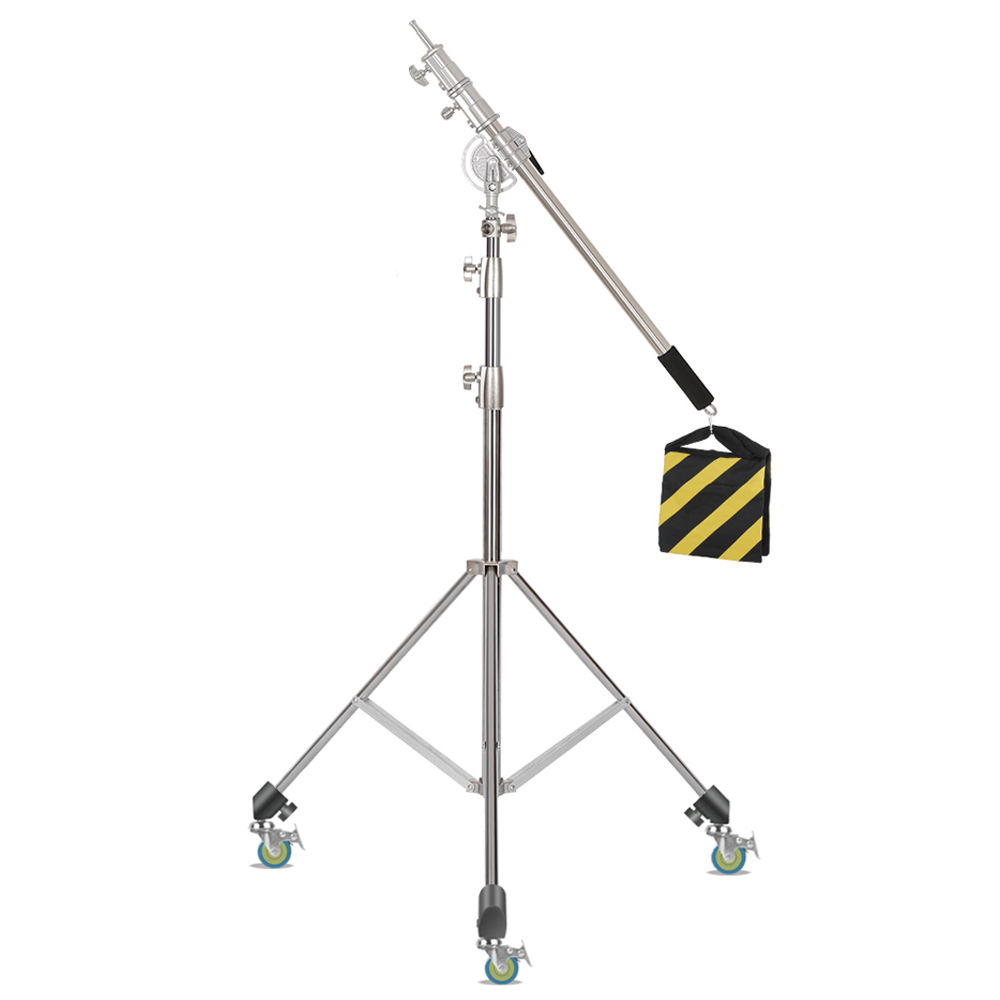 Boom Arm Stand - SH 2.8M الفولاذ المقاوم للصدأ ضوء