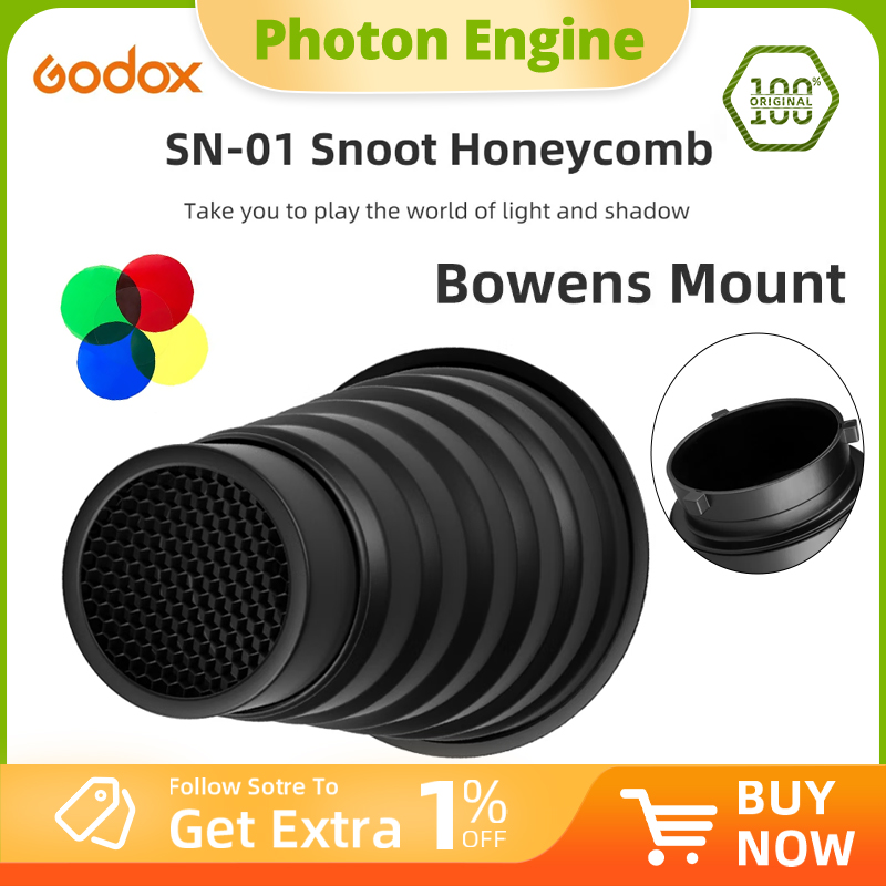 Photography Types Of Lighting - GODOX SN-01 Bowens Snoot كبير، ملحقات