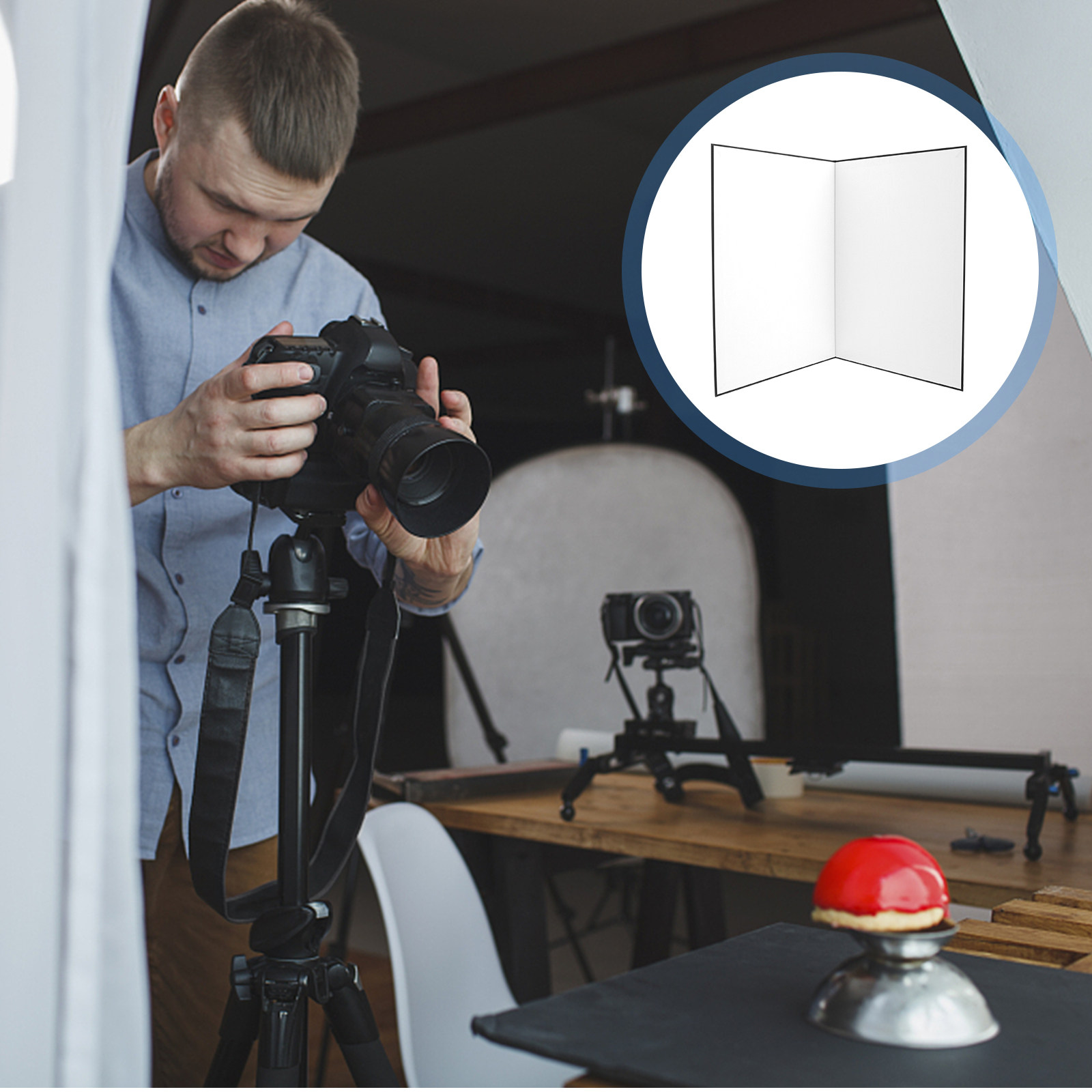 Photography Lighting Board - لوح عاكس للضوء قابل للطي مقاس