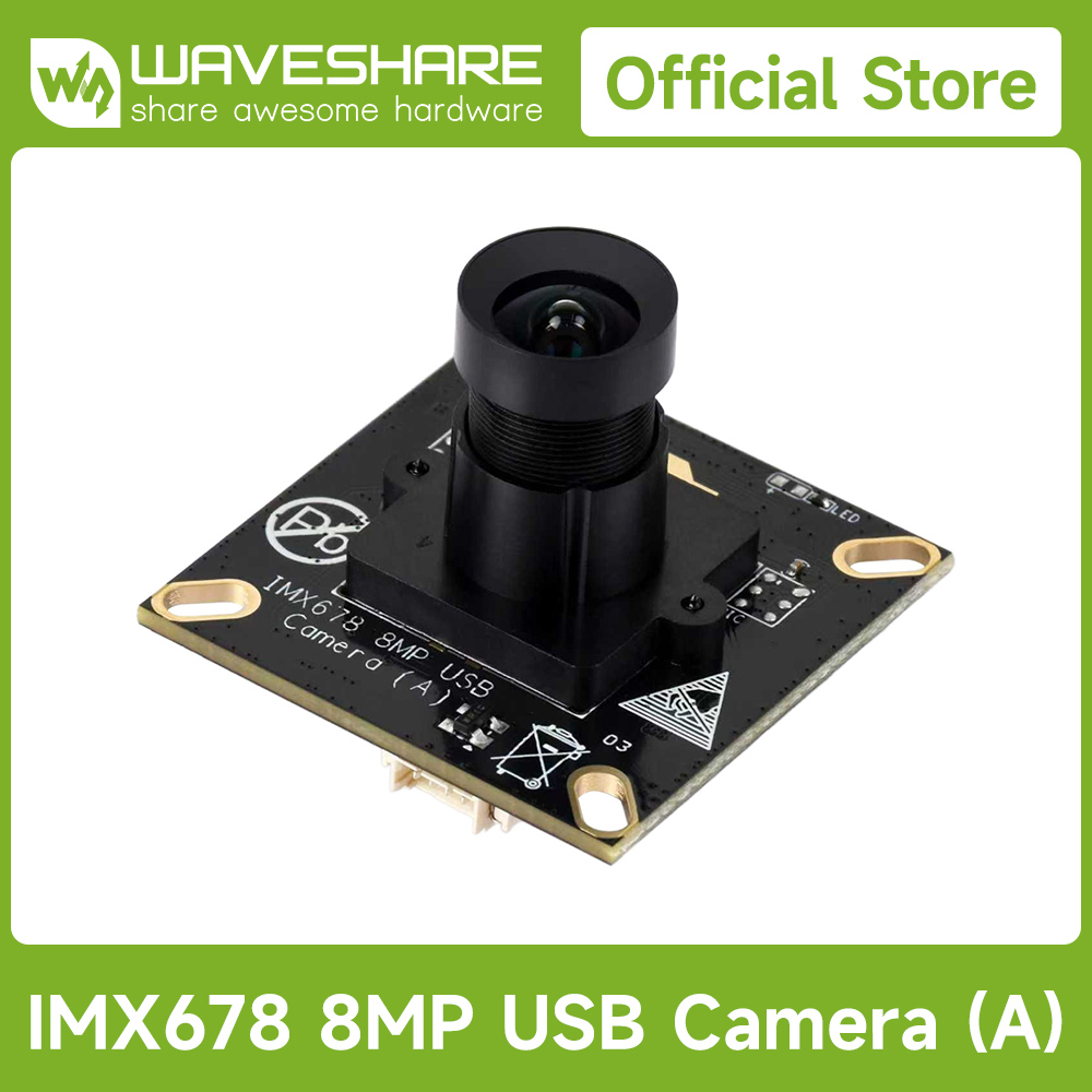 Photography Lighting Indoor - وحدة كاميرا USB Waveshare IMX678 8MP