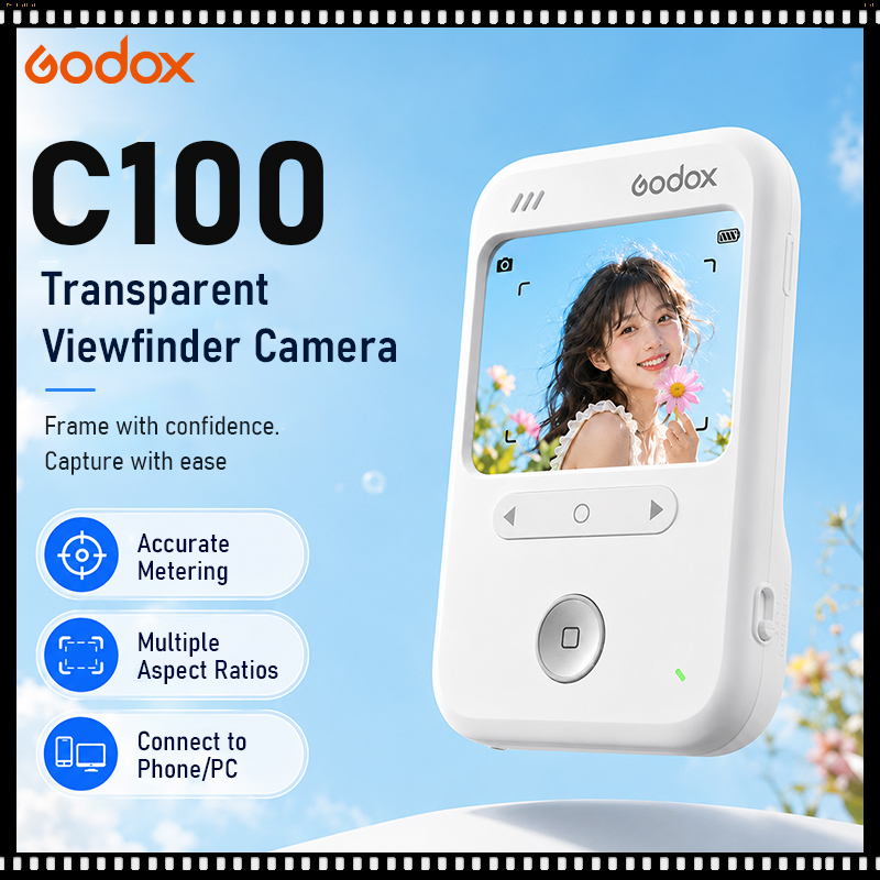 Photography Lighting Godox - Godox C100 كاميرا عرض شفاف 2-في-1