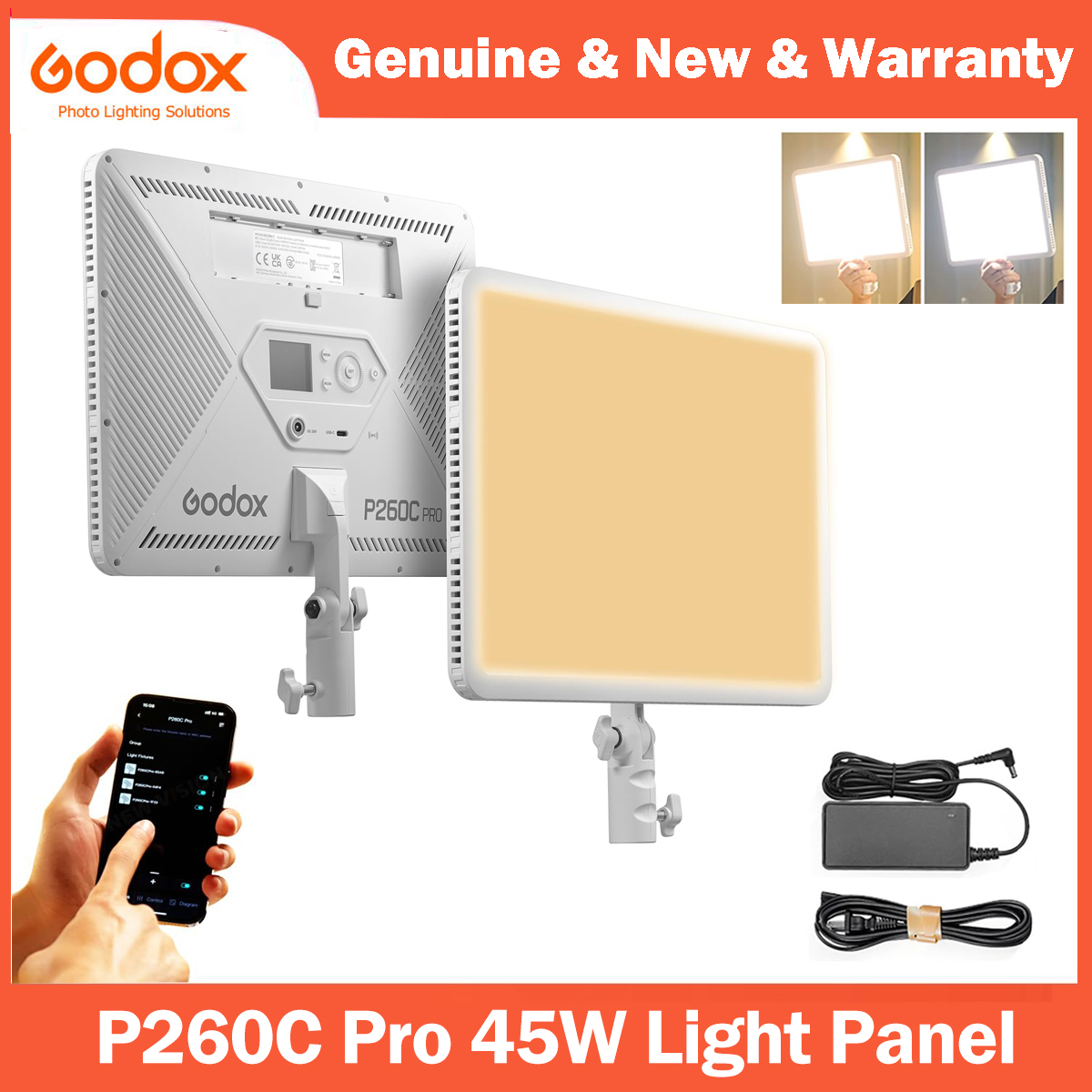 Photography Lighting Godox - Godox P260C Pro LED لوحة إضاءة