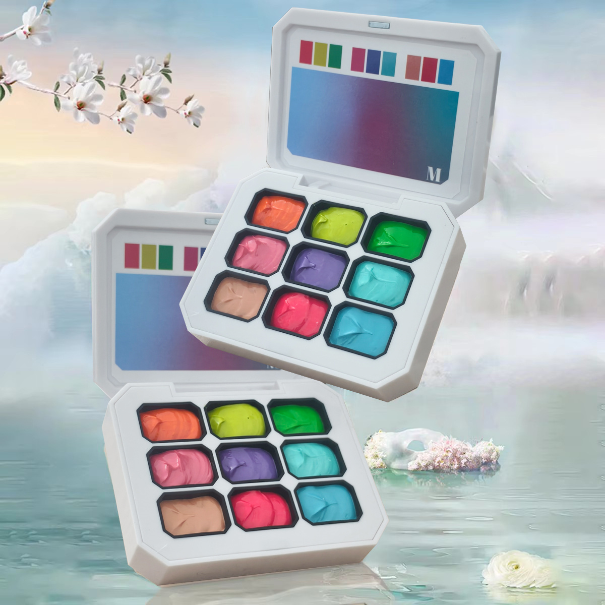 طلاء أظافر صلب بـ 9 ألوان، جل  - مراجعة Photography Lighting Gels وسعره