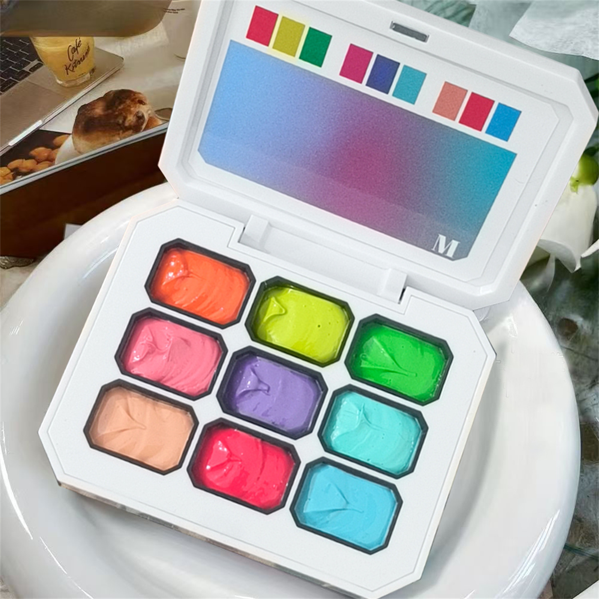 طلاء أظافر صلب بـ 9 ألوان، جل  - مراجعة Photography Lighting Gels وسعره