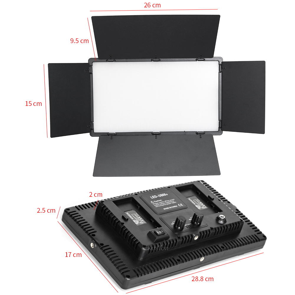 ضوء استوديو صور LED محمول U800 - مراجعة Photography Lighting Board وسعره