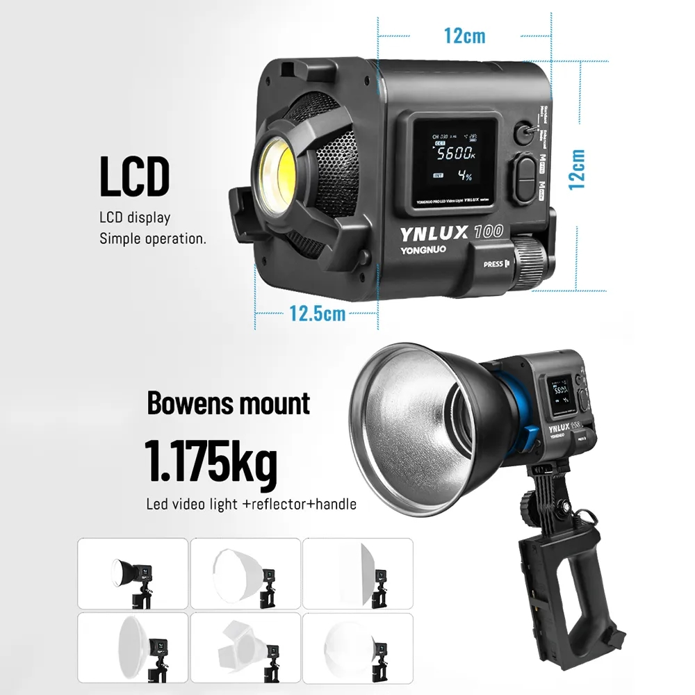 ضوء فيديو LED محمول باليد YONG - مراجعة Photography Lighting Video وسعره