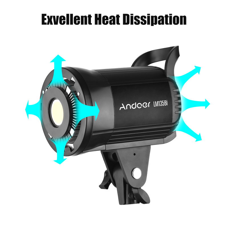 Andoer LM135Bi المحمولة LED ال - مراجعة Photography Lighting Godox وسعره