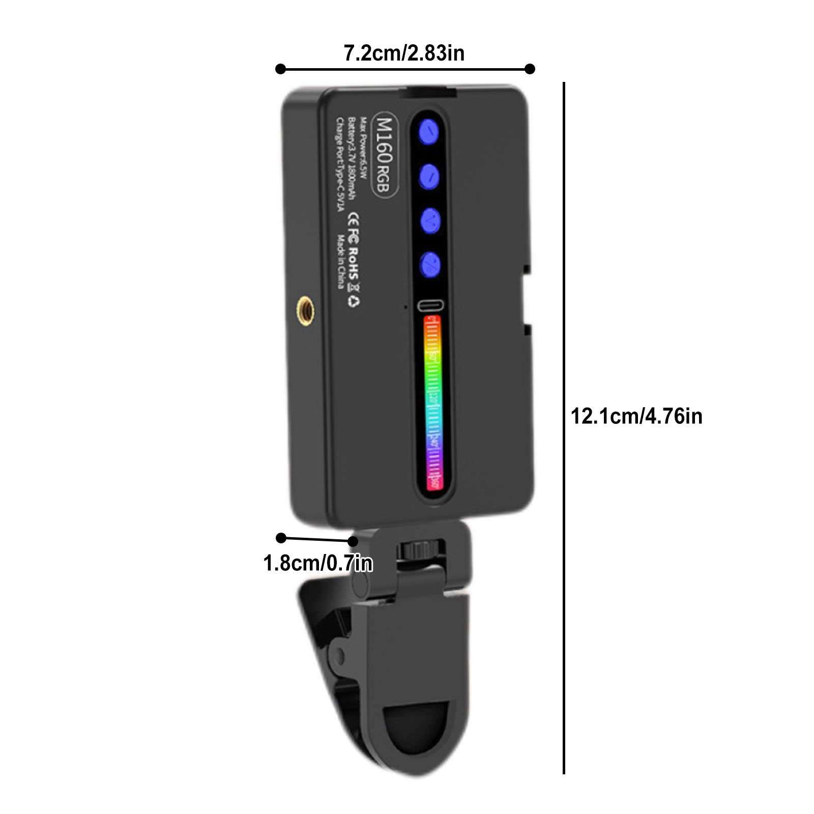 ضوء فيديو LED RGB بقوة 6.5 واط - مراجعة Photography Types Of Lighting وسعره