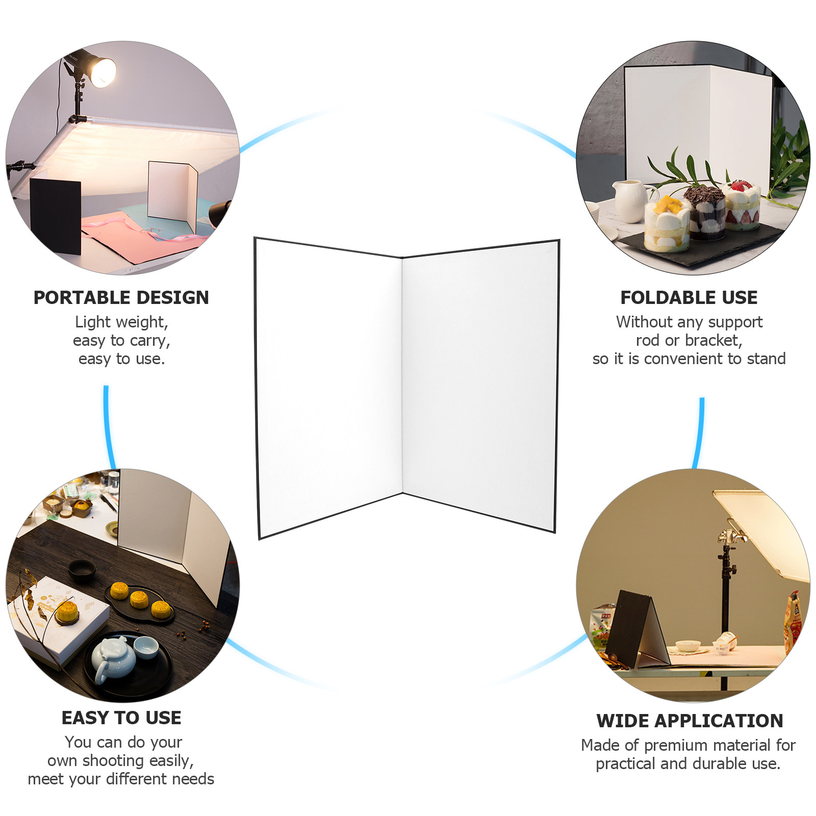 لوح عاكس للضوء قابل للطي مقاس  - مراجعة Photography Lighting Board وسعره