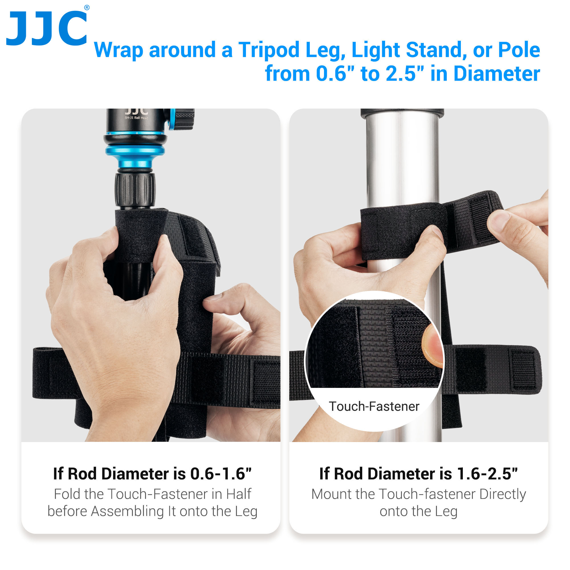 JJC معدات تصاعد حزام كابل مهد  - مراجعة Photography Video Lighting Kit With Adjustable Tripod Stand وسعره