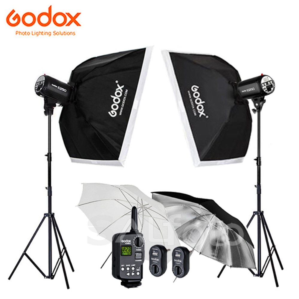Godox 2x E300 300Ws / E250 250 - مراجعة Photography Lighting Kit Godox وسعره