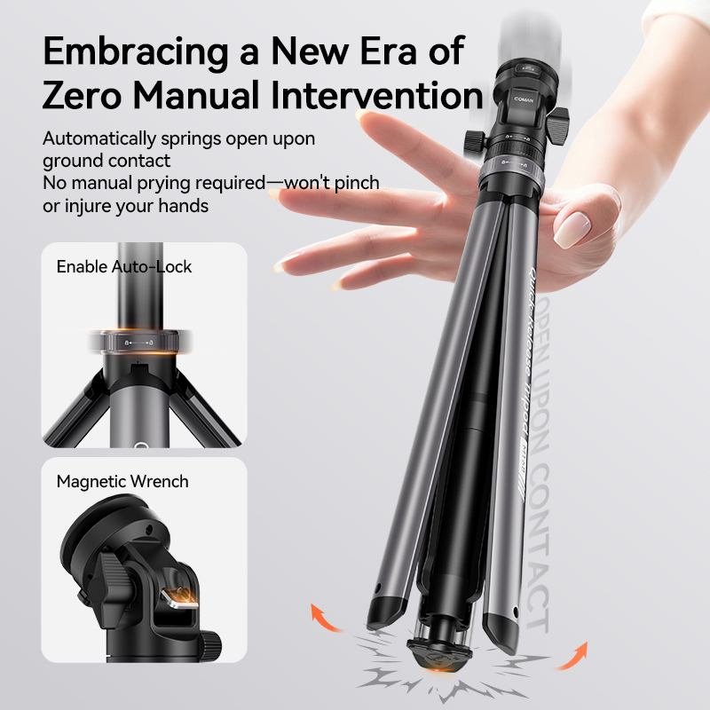 كومان MT68 بنقرة واحدة منبثقة  - مراجعة Photography Video Lighting Kit With Adjustable Tripod Stand وسعره