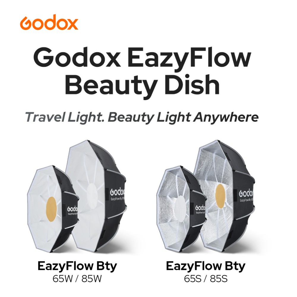 Godox EazyFlow Bty 65S/85S طبق - مراجعة Photography Lighting Godox وسعره