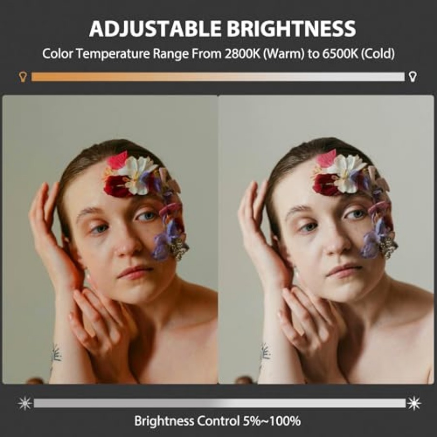 ضوء فيديو LED محمول بقوة 60 وا - مراجعة Photography Lighting Video وسعره