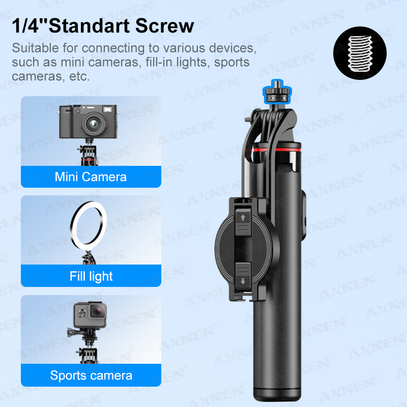 عصا سيلفي مغناطيسية قابلة للتم - مراجعة Photography Video Lighting Kit With Adjustable Tripod Stand وسعره
