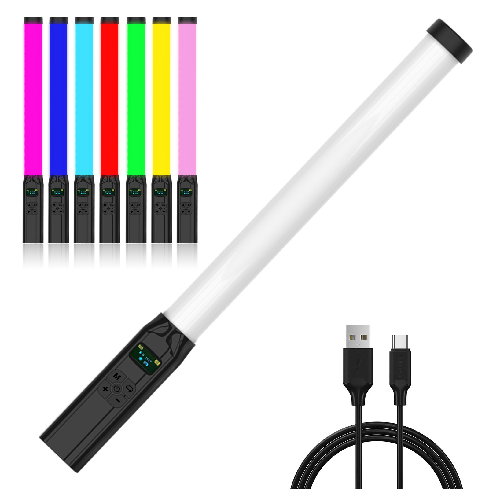 50 سنتيمتر RGB عصا ضوء عصا خفي - مراجعة Photography Types Of Lighting وسعره
