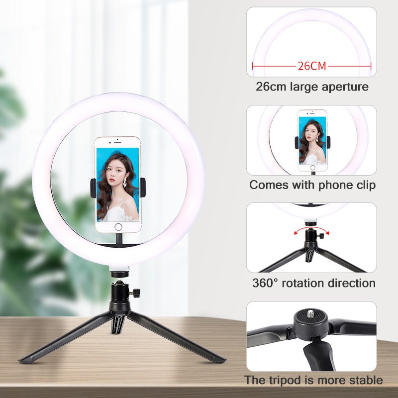 26 سنتيمتر 10 بوصة Led حلقة Se - مراجعة Photography Lighting Tent وسعره
