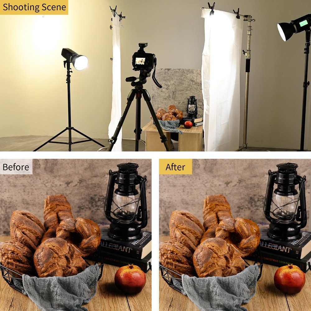 1.7*1/2/3/4 متر التصوير خلفية  - مراجعة Photography Lighting White Background وسعره