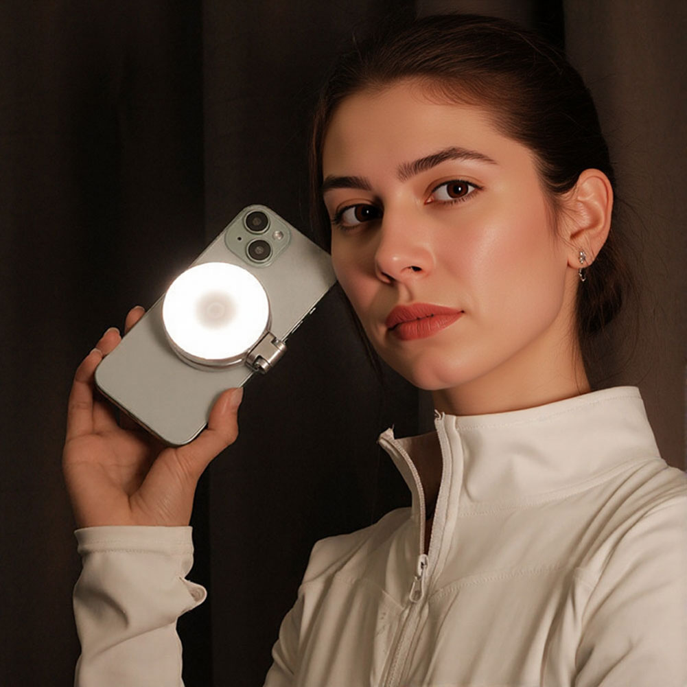 ضوء سيلفي مغناطيسي 3 في 1 مع م - مراجعة Photography Lighting Video وسعره