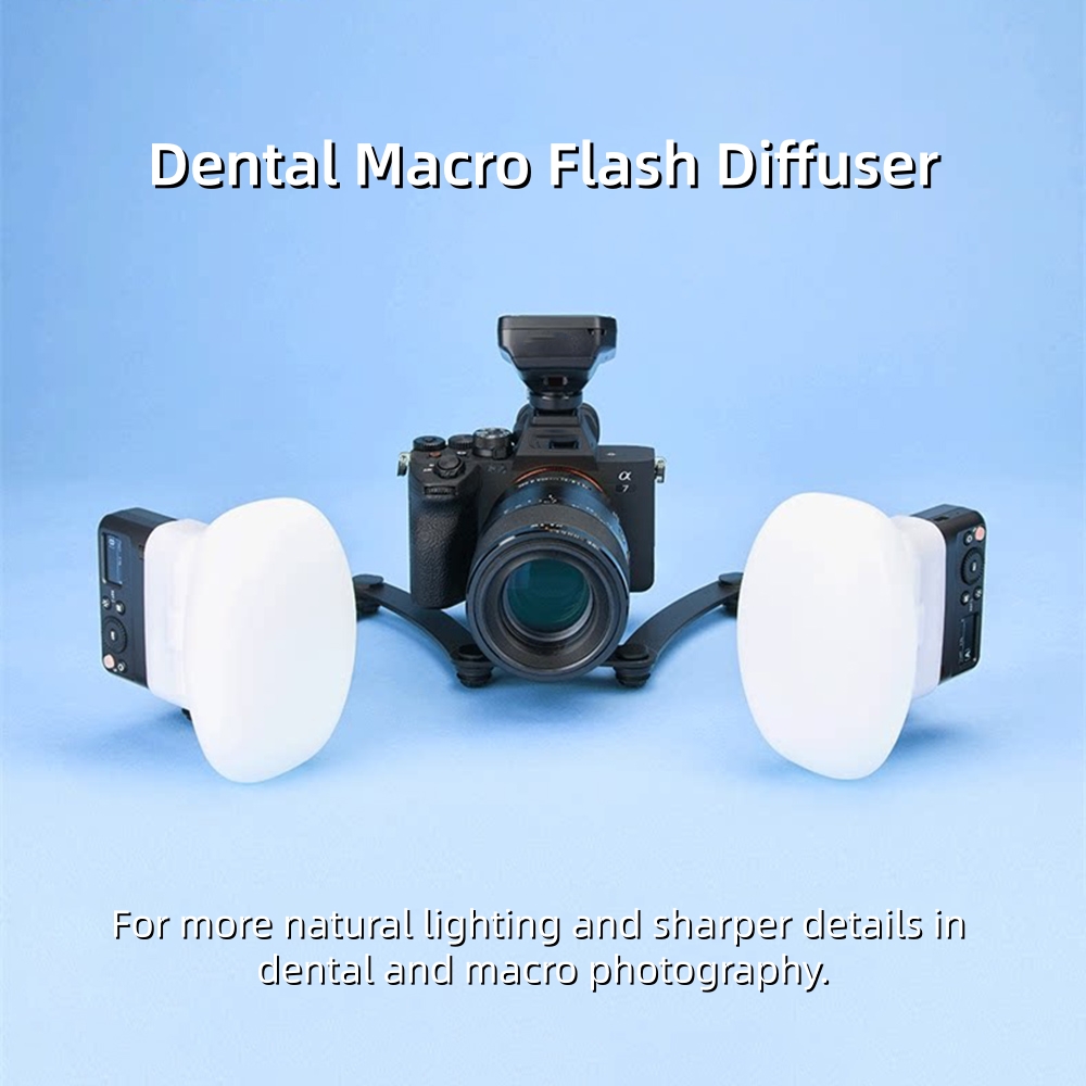 قطعتان من ناشر ضوء فلاش ماكرو  - مراجعة Photography Lighting Godox وسعره
