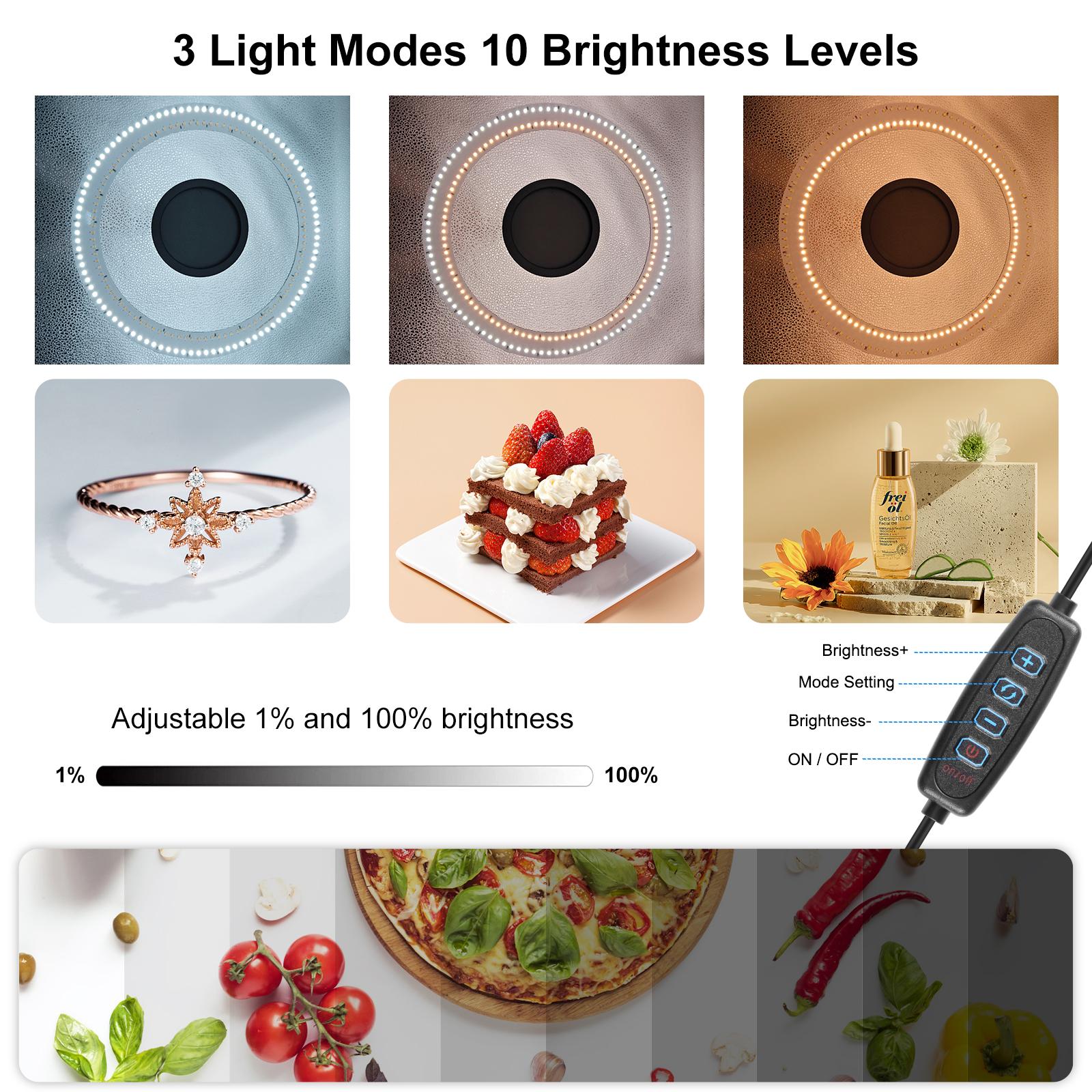PULUZ إضاءة حلقية محمولة قابلة - مراجعة Photography Types Of Lighting وسعره
