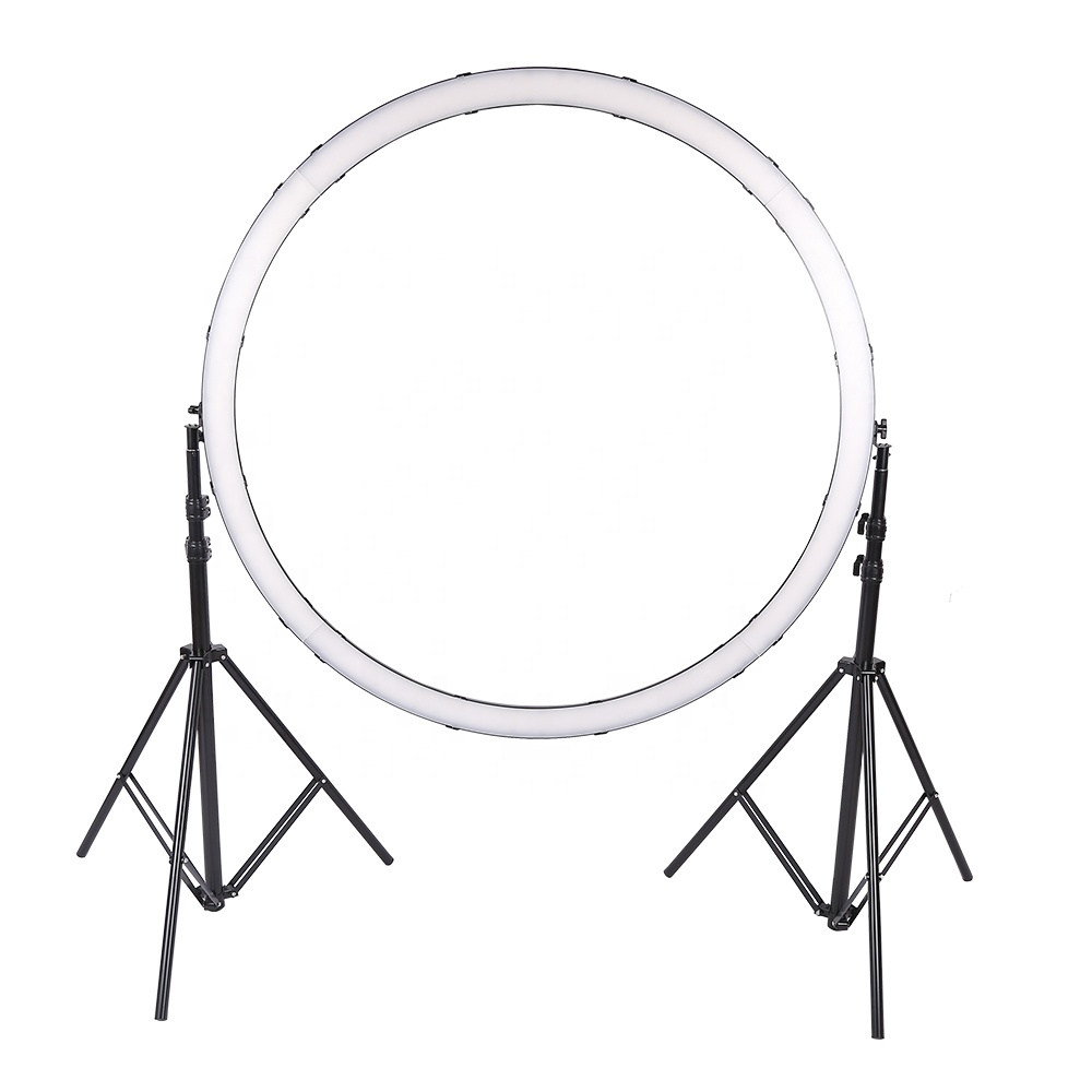 إضاءة حلقية LED بقوة 120 واط م - مراجعة Photography Lighting Video وسعره