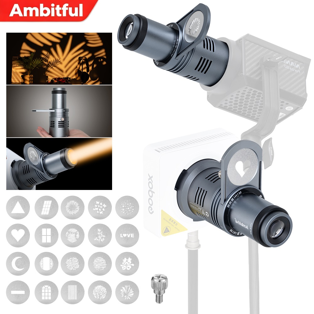 أمبتفول AL20 مكثف ضوئي مخروطي  - مراجعة Photography Lighting Kit Godox وسعره