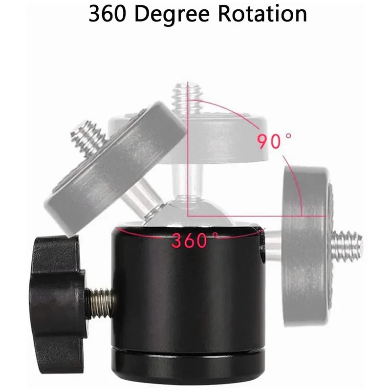 رأس كروي للكاميرا مع قاعدة تثب - مراجعة Photography Video Lighting Kit With Adjustable Tripod Stand وسعره