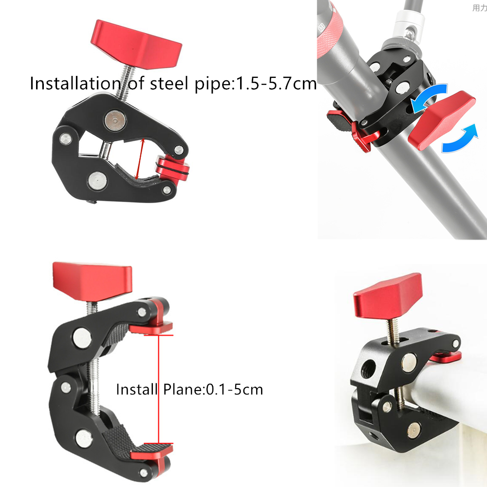 ذراع مفصلي قابل للتعديل بآلية  - مراجعة Photography Video Lighting Kit With Adjustable Tripod Stand وسعره