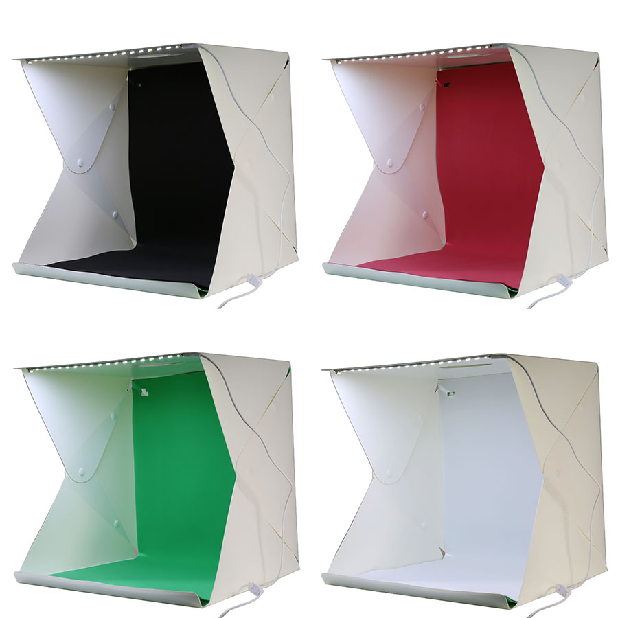 صندوق إضاءة ناعم قابل للطي مع  - مراجعة Photography Lighting White Background وسعره
